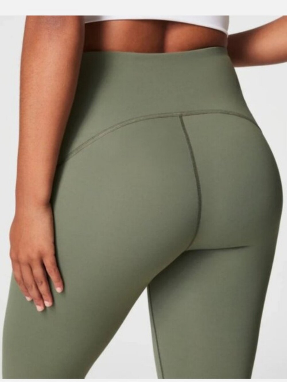 SPANX Booty Boost Flare Leggings Yoga Pants Athleisure Green Size Small